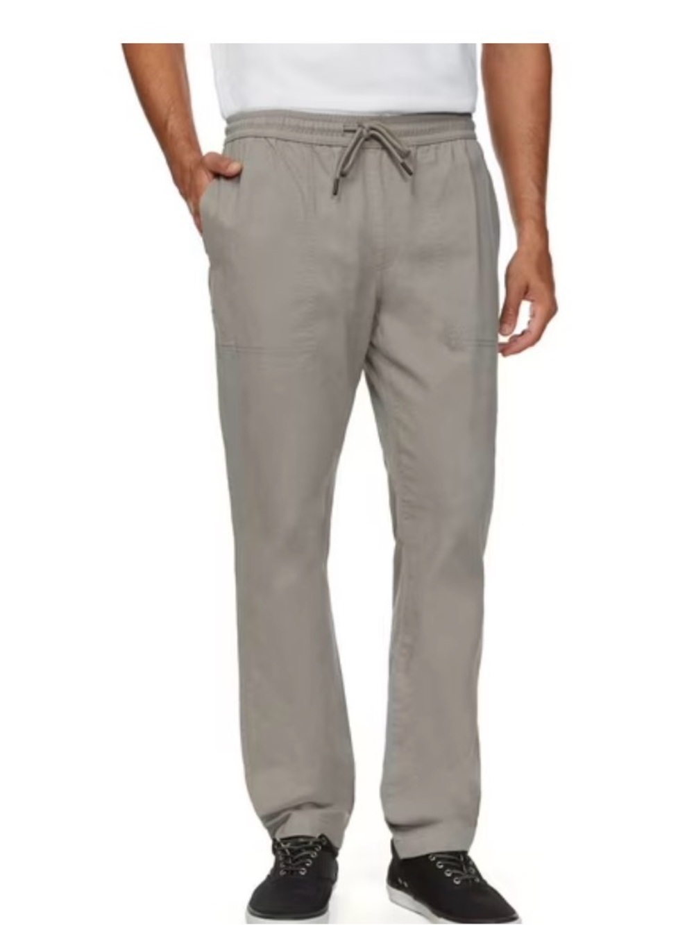 Buffalo David Bitton Men's Drawstring Joggers - Taupe